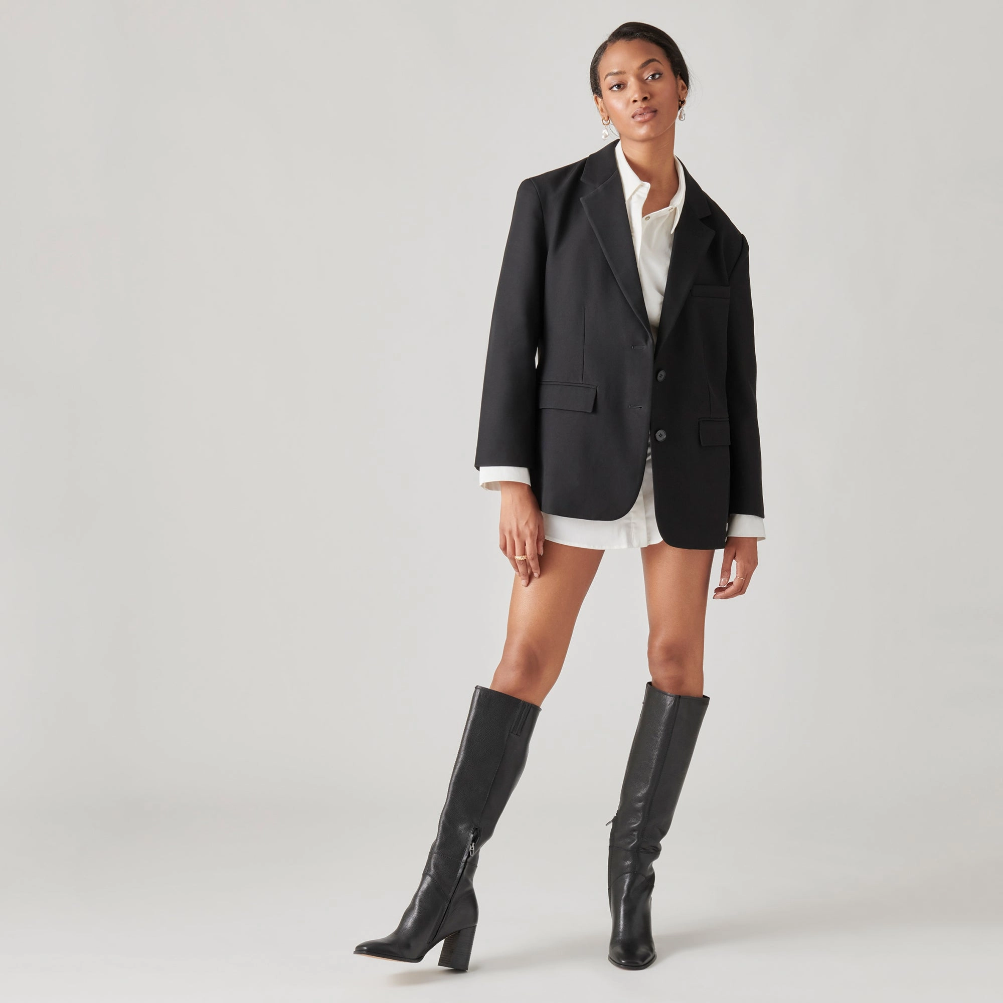 Slay Boots The House Down FYNN BOOTS ONYX LEATHER