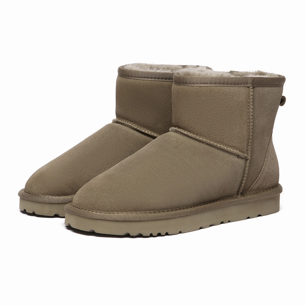 Boots With Heels And Fur EverAu Australia Women Ostrich Leather Short Boots