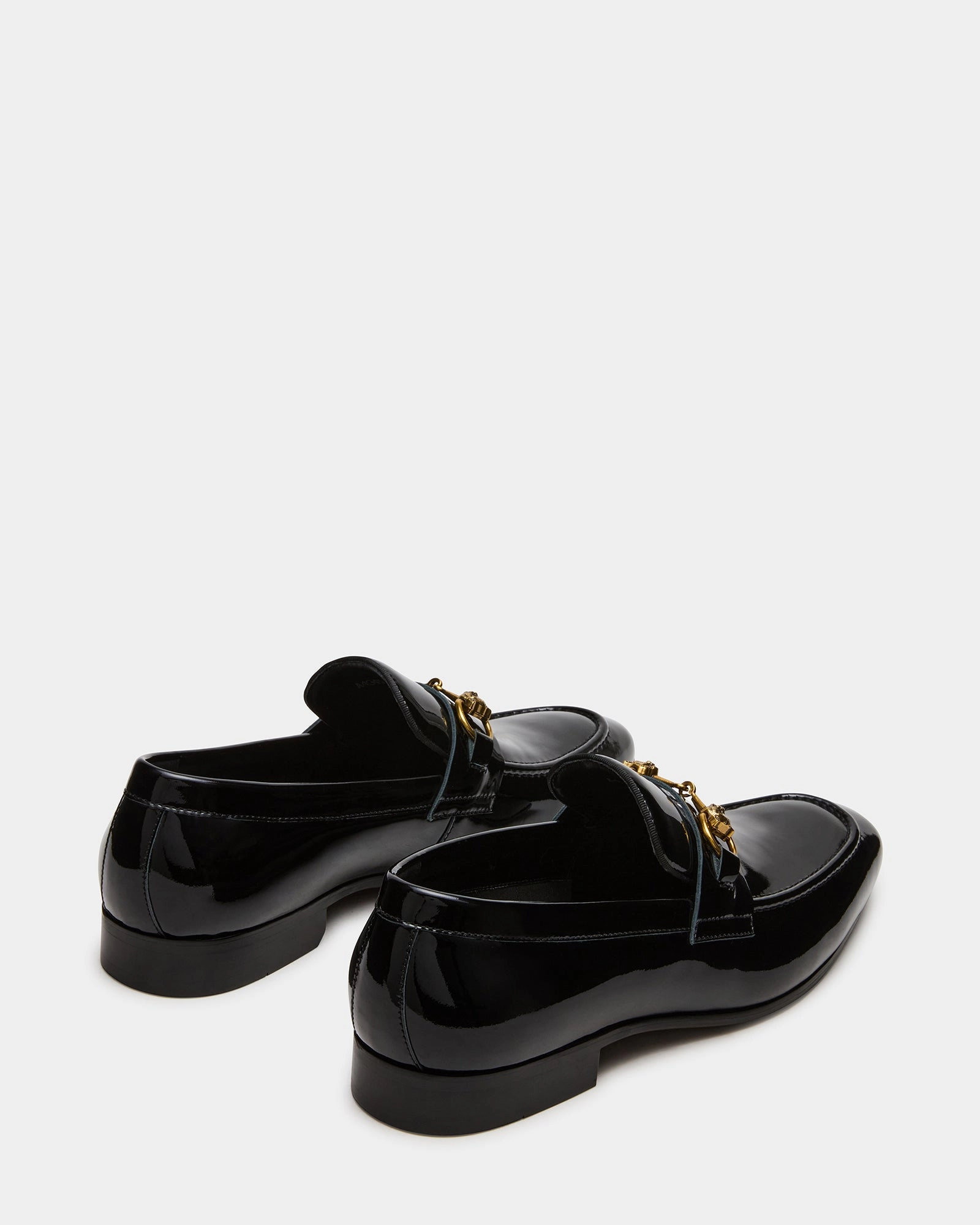 Adrian Stitch Ambassador Leather Loafers JAKIRO BLACK PATENT
