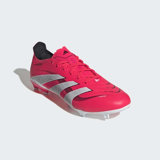PREDATOR LEAGUE FIRM/MULTI-GROUND BOOTS - Lucid Red / Cloud White / Core Black Solista Soccer Cleats