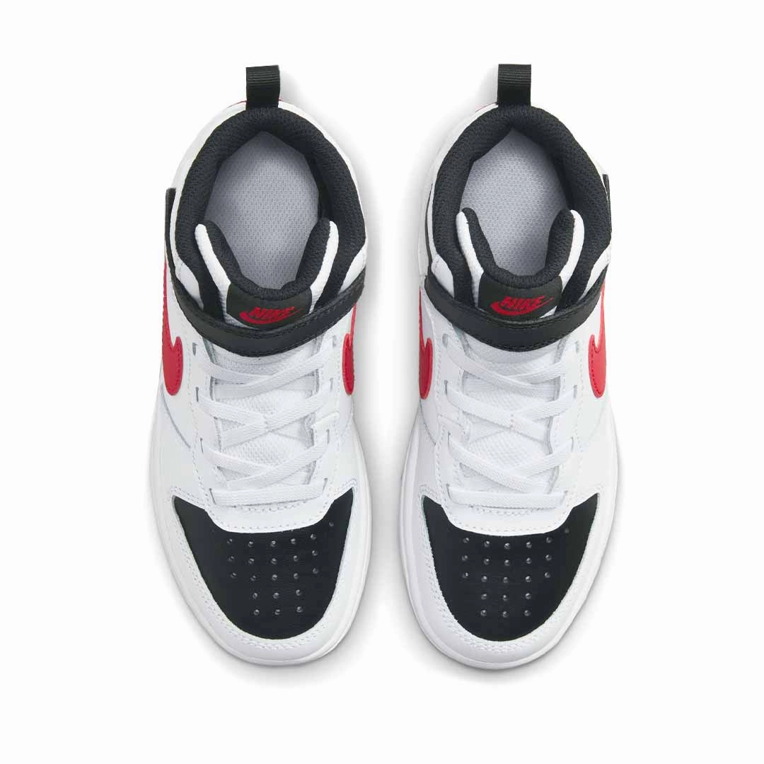 Nike - Kids' (Preschool) Court Borough Mid 2 Shoes (CD7783 110) Nike Lebron 22 Basketball Shoes