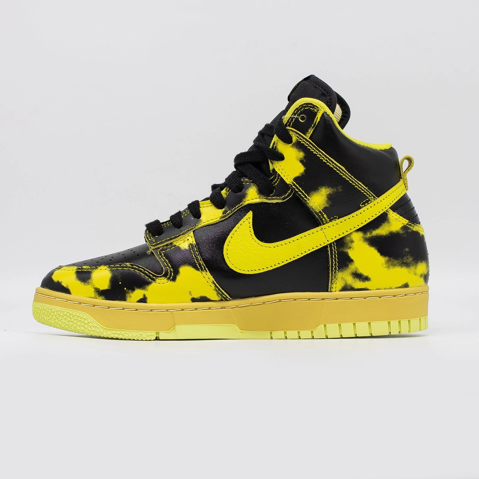 Nike Customizable Shoes Nike Dunk High, 1985 Yellow Acid Wash