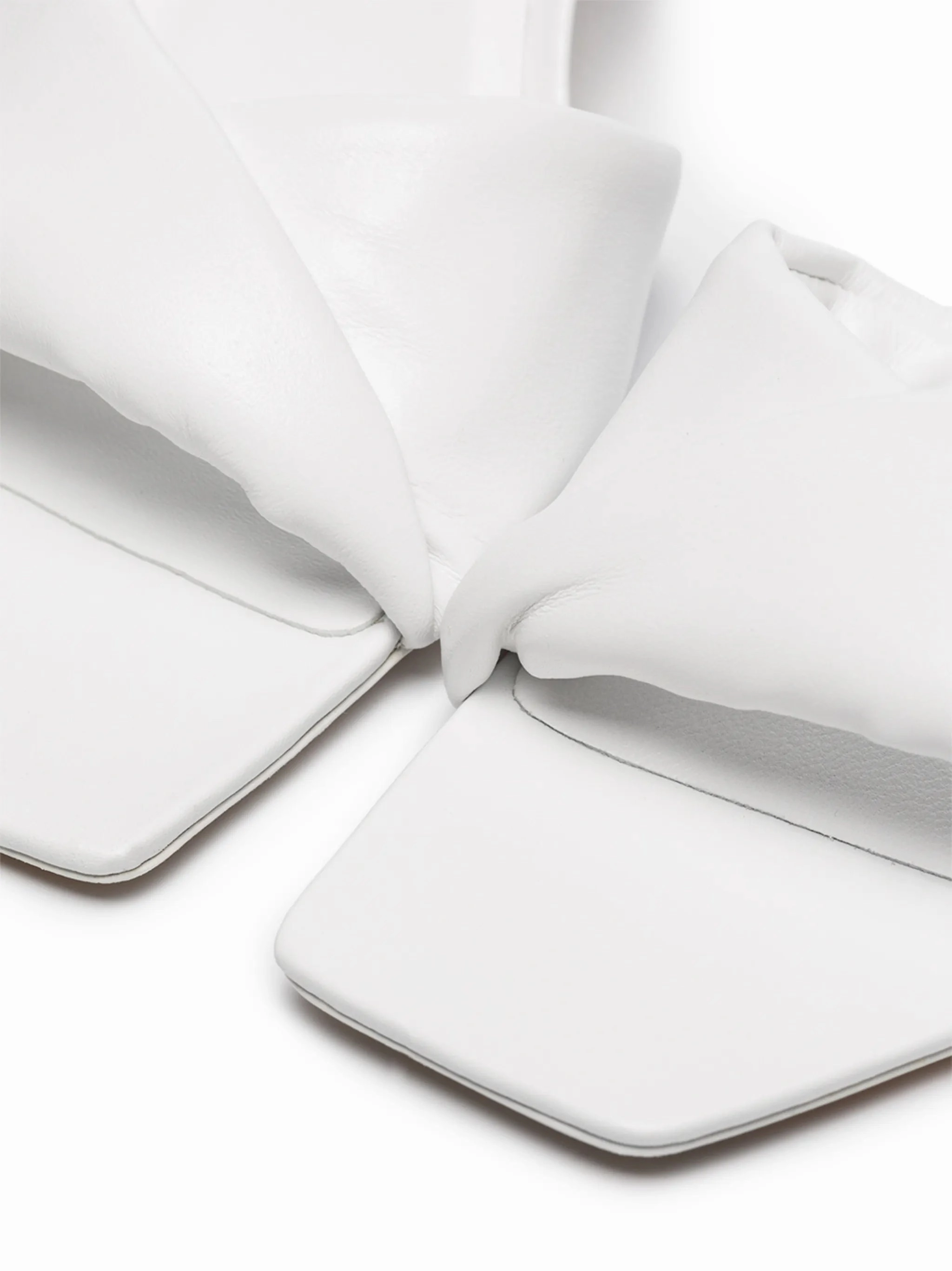 75mm padded twisted heeled sandals Cork Sandals