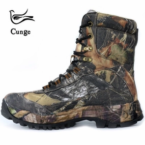 CUNGE Outdoor Tactical Sport Men's Shoes For Camping Climbing boots Men Hiking Boots Mountain Non-slip waterproof hunting boots Vietnam Boots