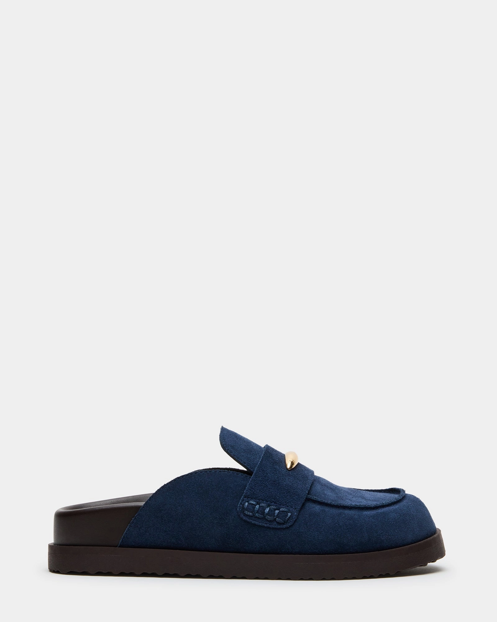 Anne Klein Shoes Loafers TOBIN NAVY SUEDE