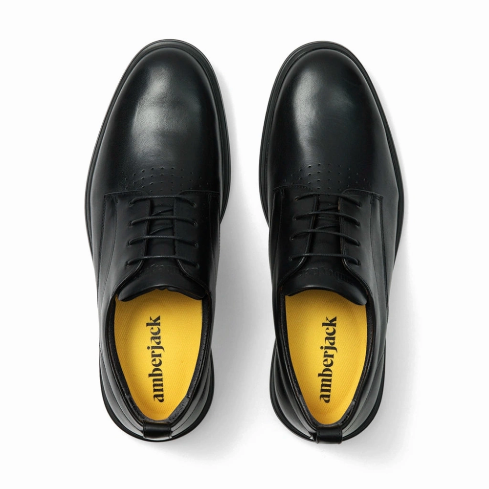 Amberjack The Original Obsidian Leather Dress Shoe (Men's) Best Formal Dress Shoes