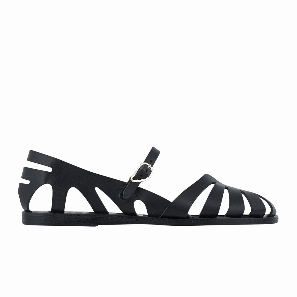 Heel Sandals Closed Toe Apollonia Black