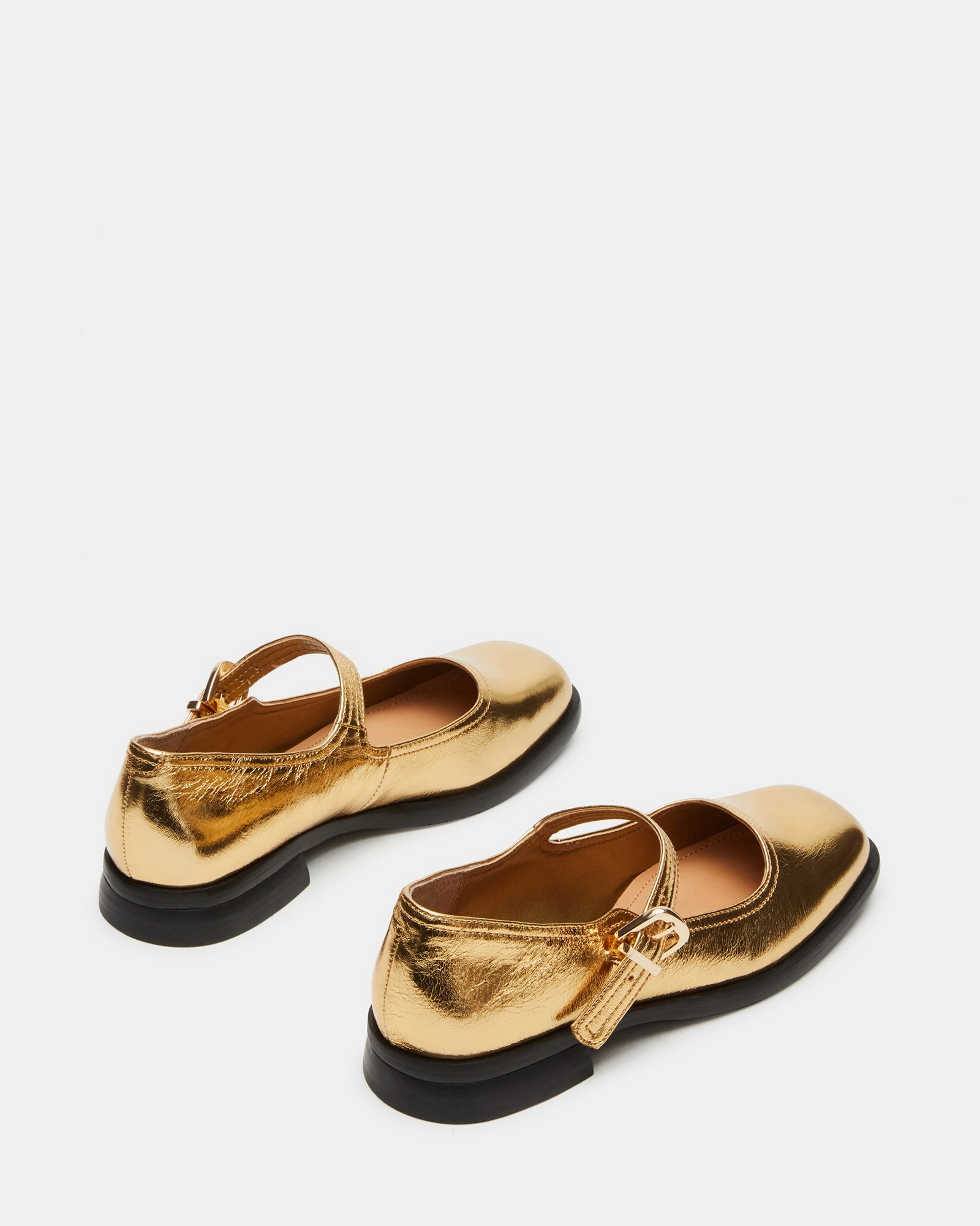 Comfort Platform Loafers DELANCY GOLD LEATHER