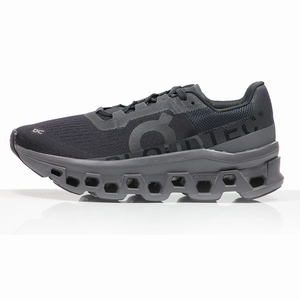 On CloudMonster Women's Running Shoe - Black/Magnet Stable Running Shoe