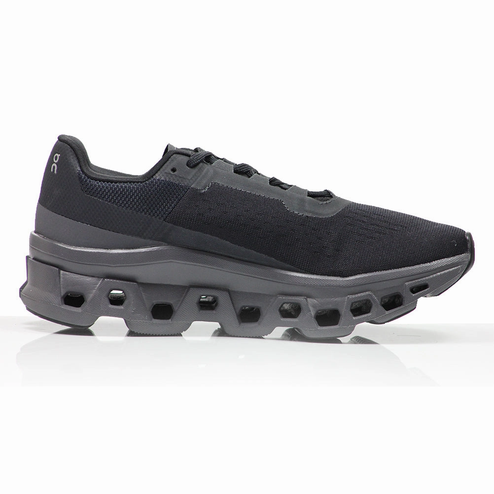 On CloudMonster Women's Running Shoe - Black/Magnet Running Shoes Vs Training Shoes