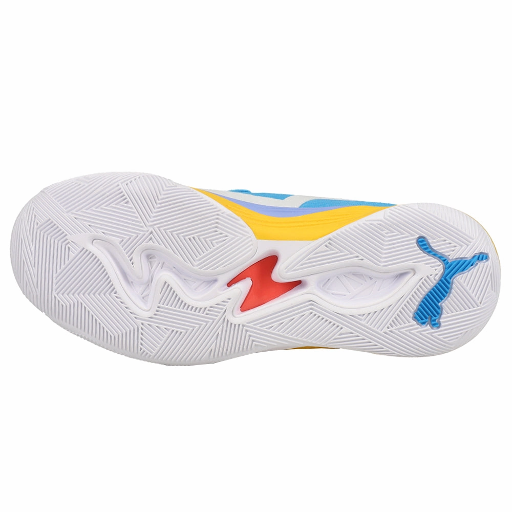 Steel Toe Puma Safety Shoes TRC Blaze Court Pop Art Basketball Shoes