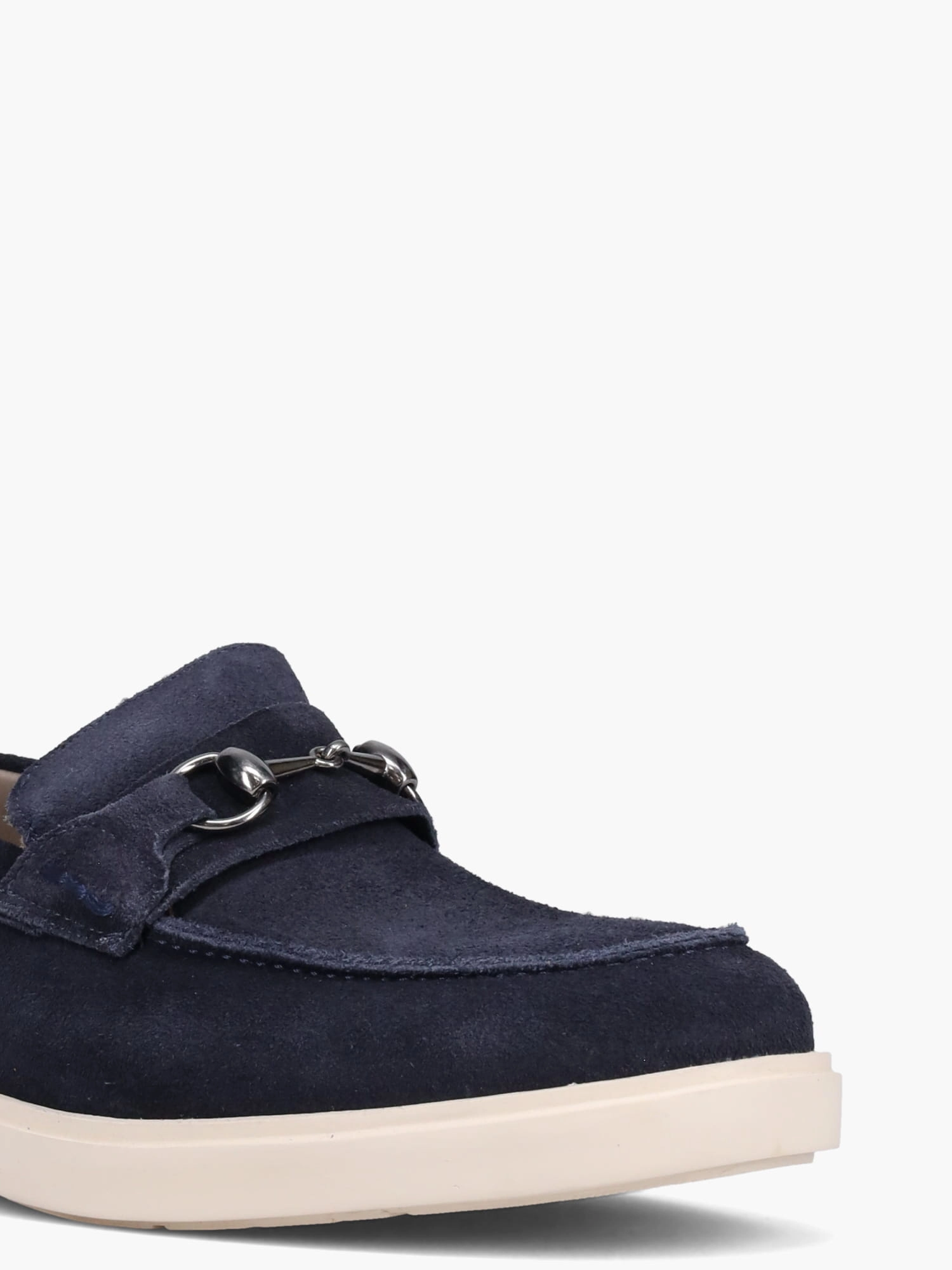 Flat Shoes Putih Alfredo Midnight Blue Suede