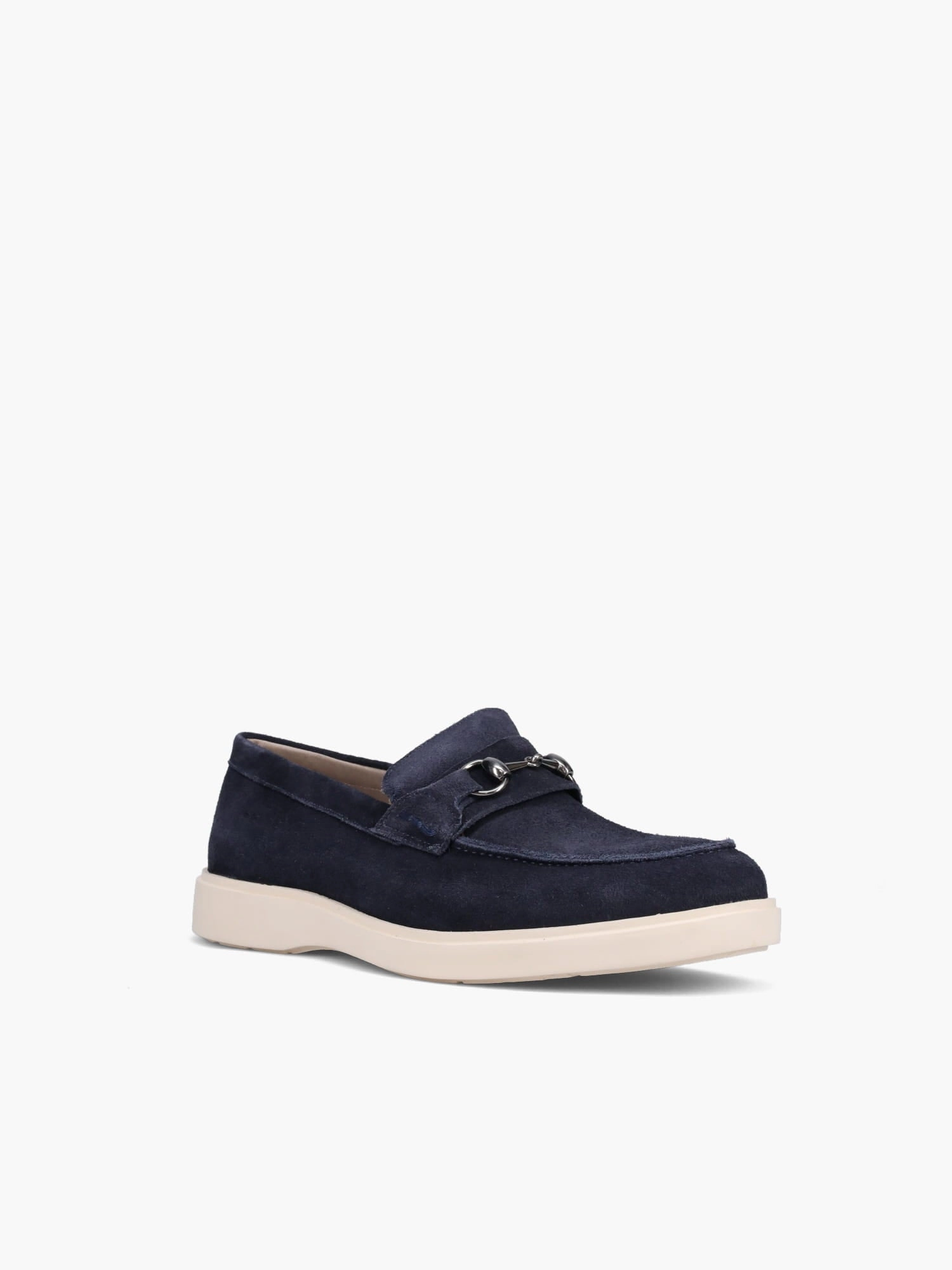 Alfredo Midnight Blue Suede Work Shoes For Flat Feet