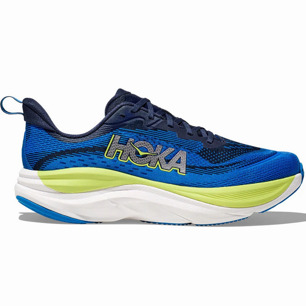 Material Men's Hoka Skyflow, Varsity Navy/Electric Cobalt, 11.5 D Medium