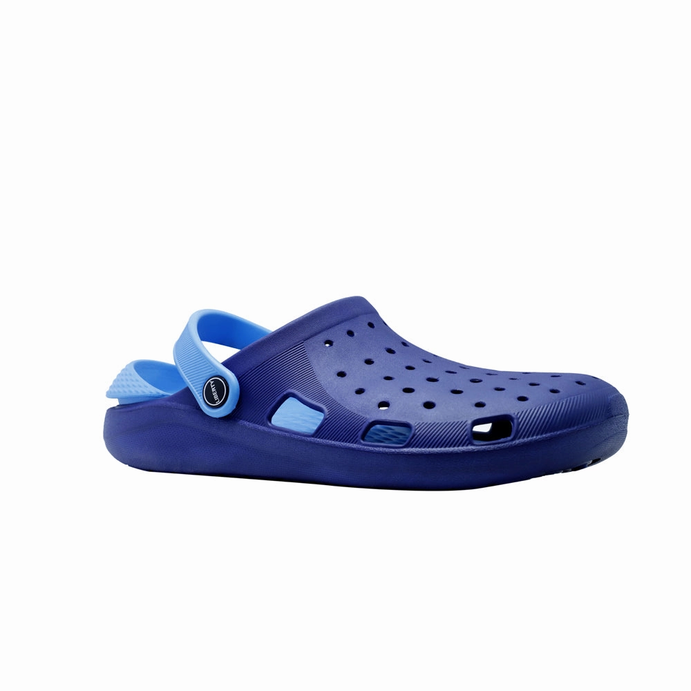 Andre Gabor Sandals A-HA Navy Blue Slingback Clogs For Men LPMXT-800 By Liberty