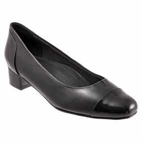 Jeans For Dress Shoes Trotters Daisy Black/Patent Leather Pump (Women's)