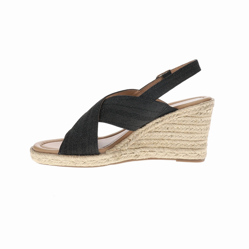 African Sandals Ariane Espadrille Wedge Slingback Sandals