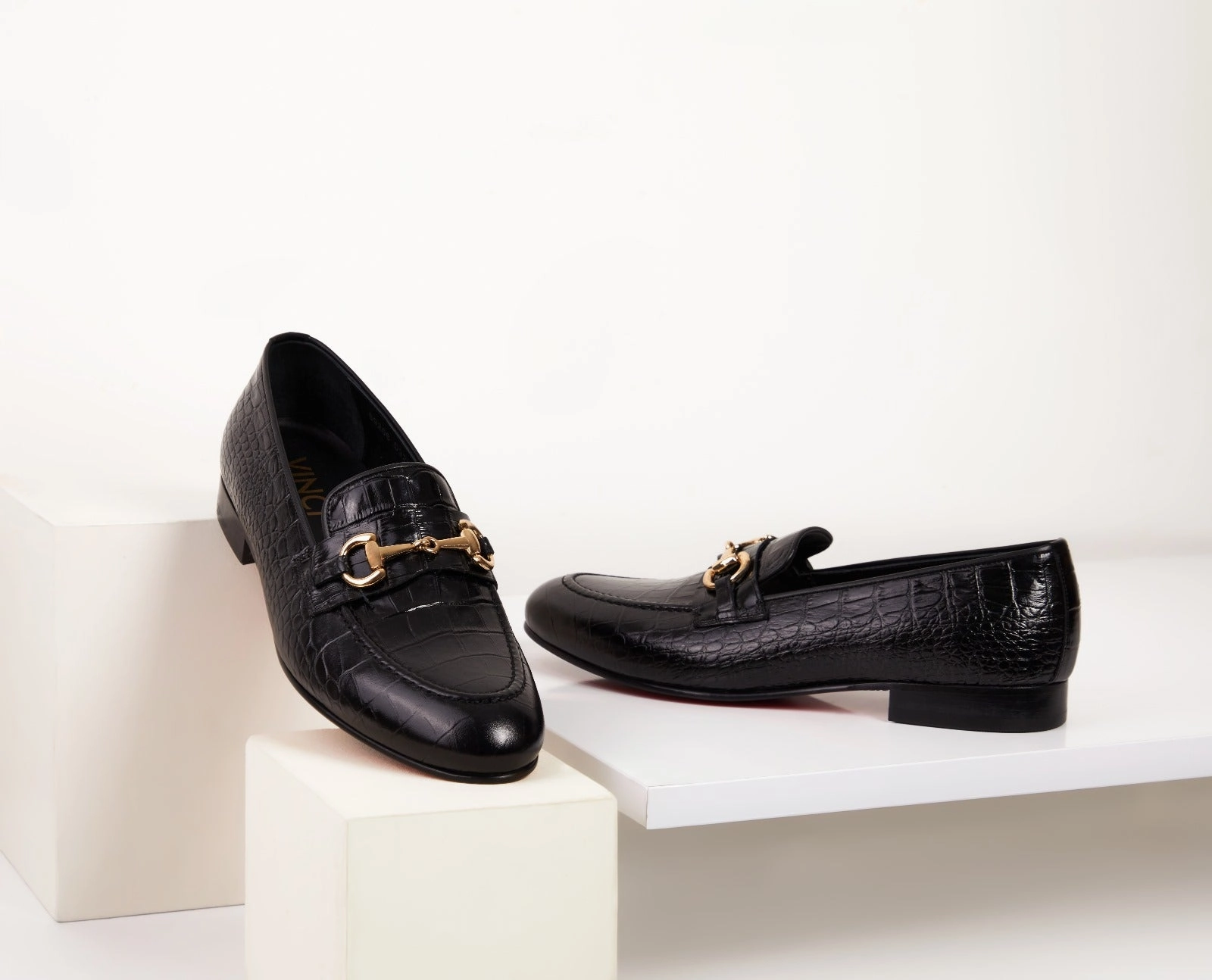 Cognac Dress Shoes The Monaco Black Leather Men Shoe Bit Loafer