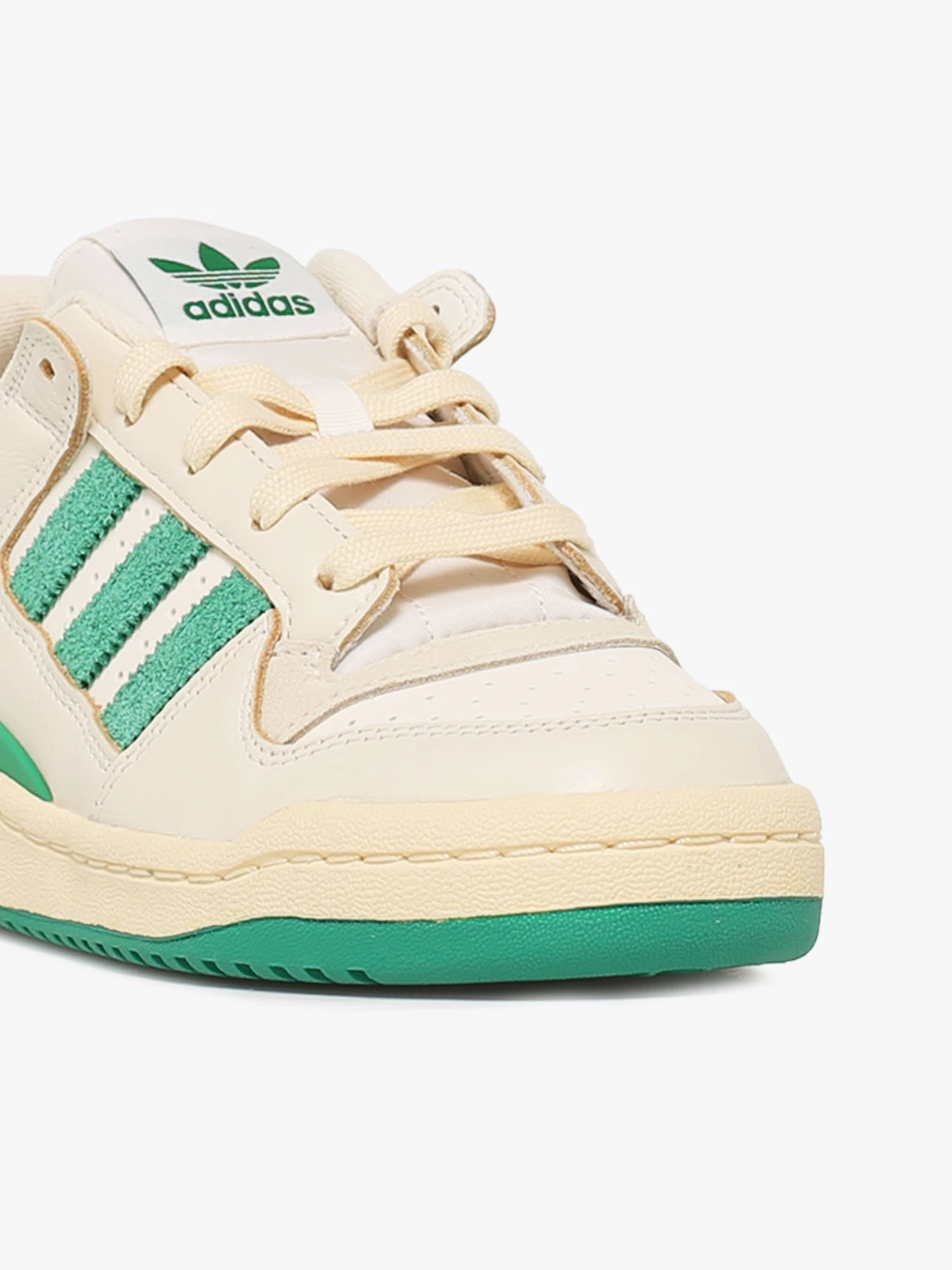 Forum Low Cl Cream White green leather Cheap Flat Shoes