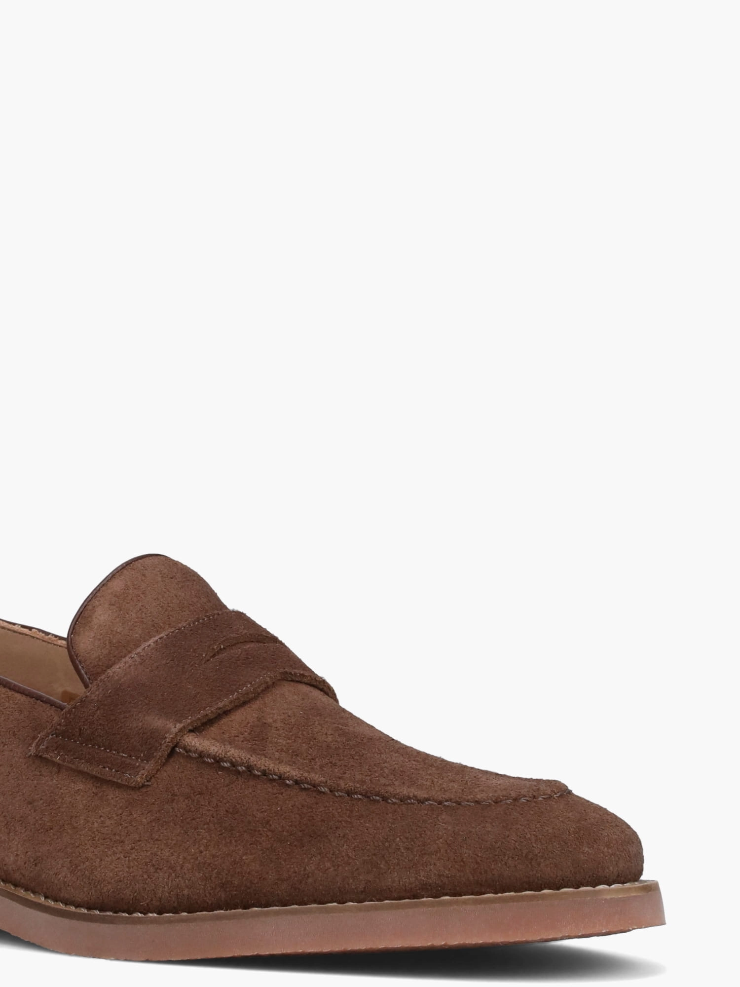 Pointe Shoe Style Flats Frank Sandalo Brown Suede