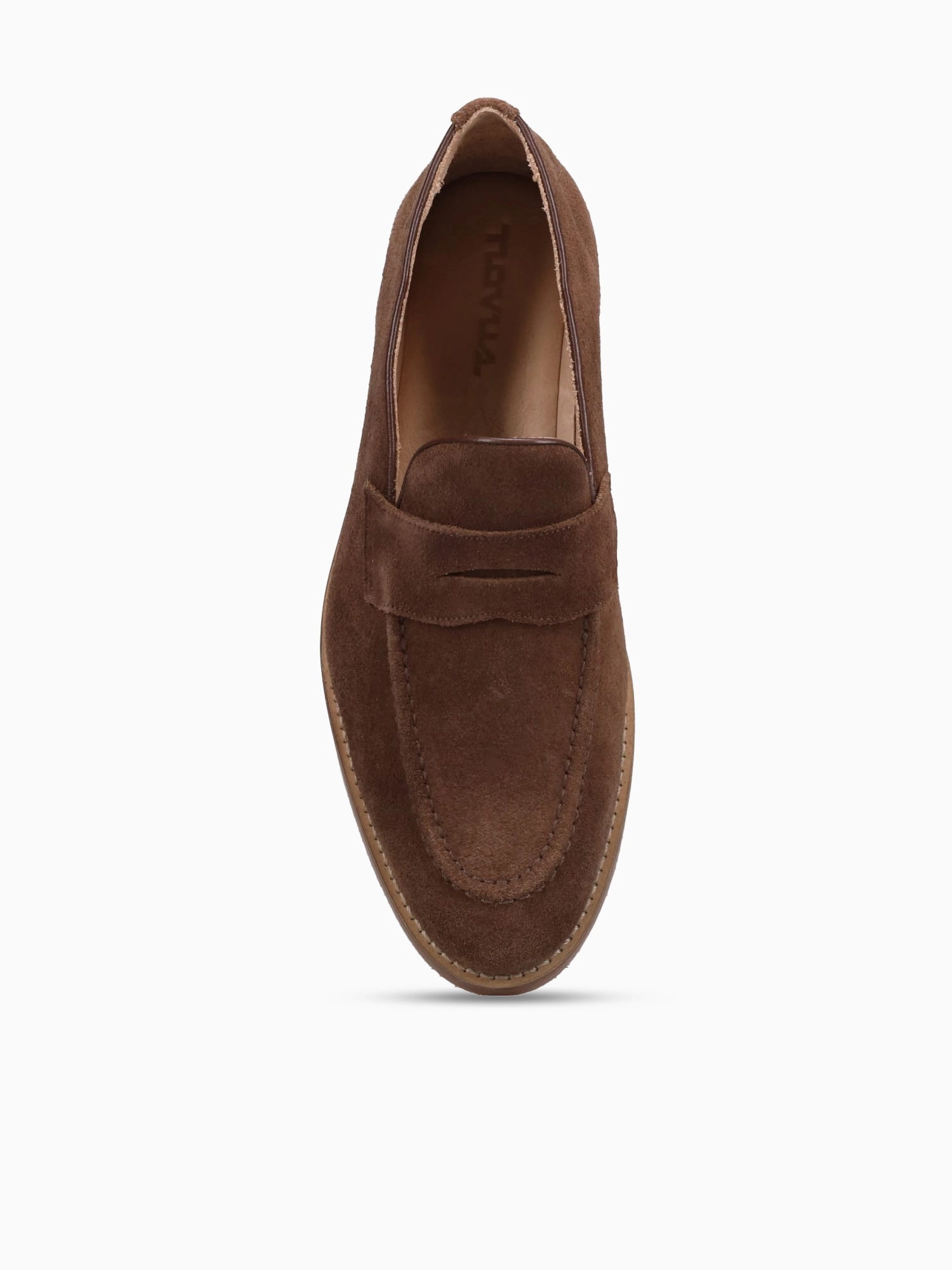 Frank Sandalo Brown Suede Flat Canvas Shoes