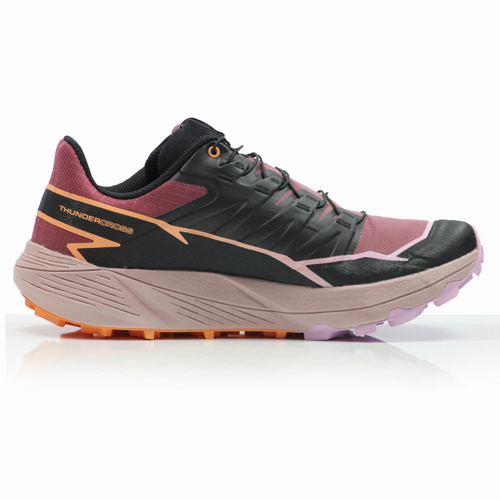Best Shoes Walking Running Salomon Thundercross Women's Trail Shoe - Nocturne/Black/Papaya