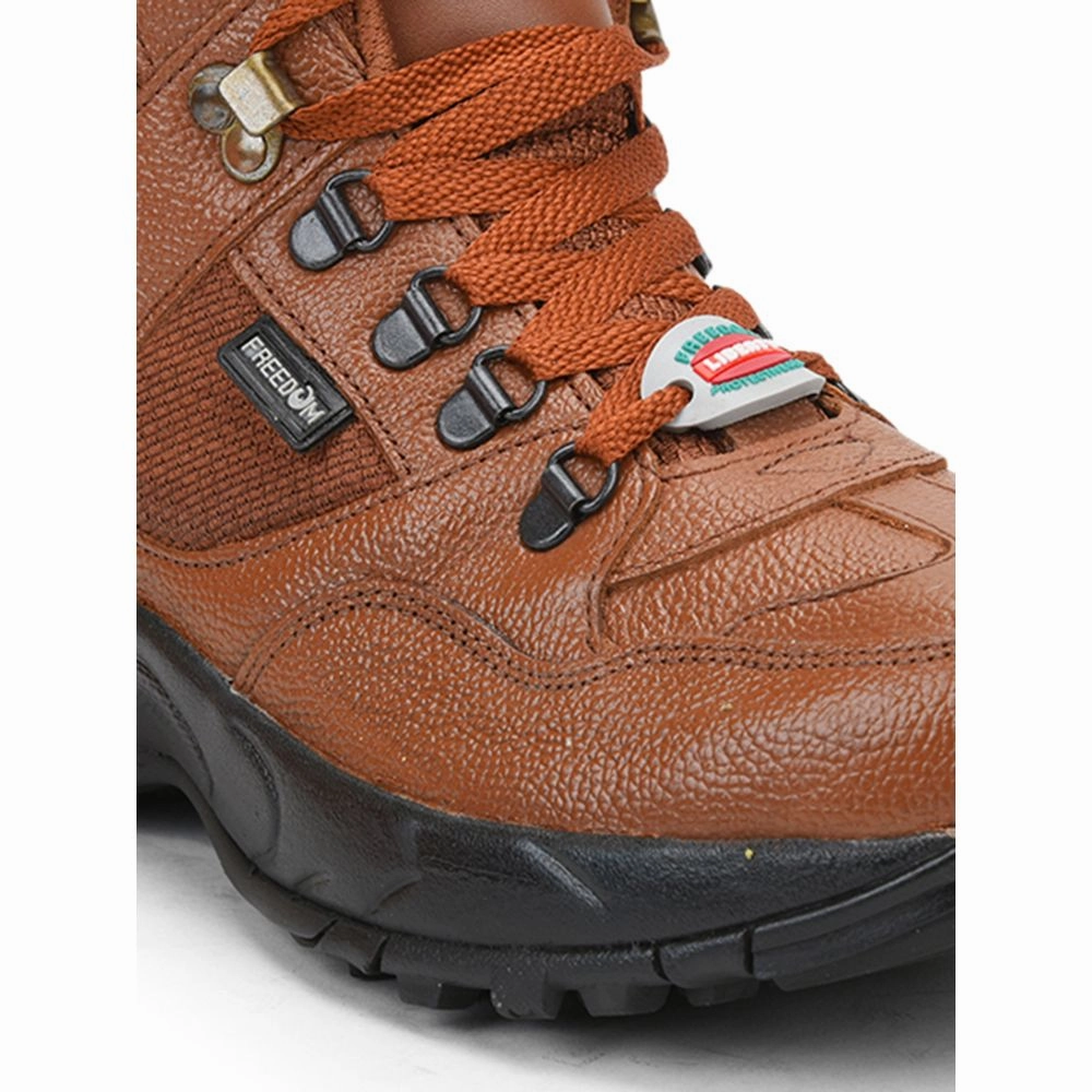 Dress Boots Waterproof Freedom By Liberty Mens SHAURYA Defence Lacing Tan Trekking Boots