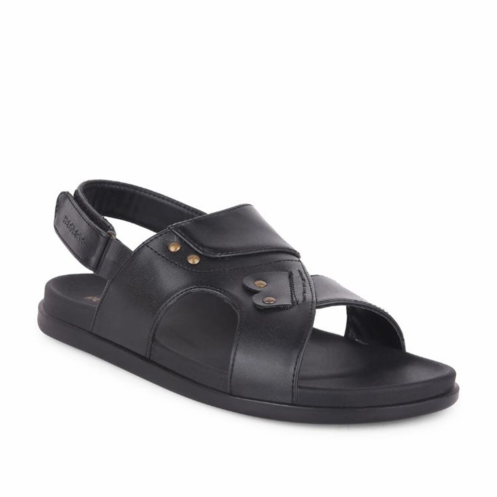Healers Casual Black Sandal For Men DANVER-E By Liberty Stiletto Sandals