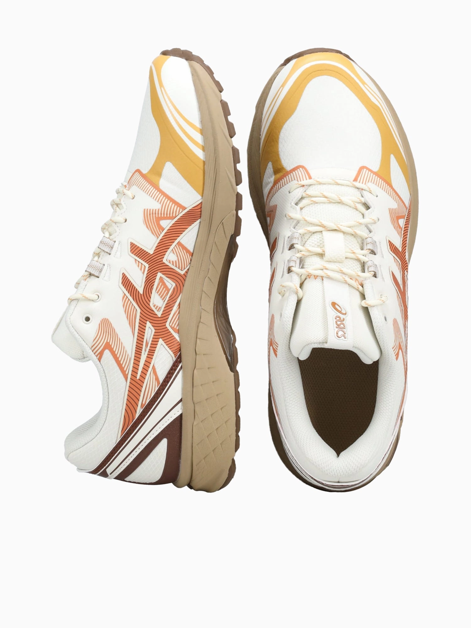 Flat Toe Ballet Shoes Gelterrain Oak Rust orange leather