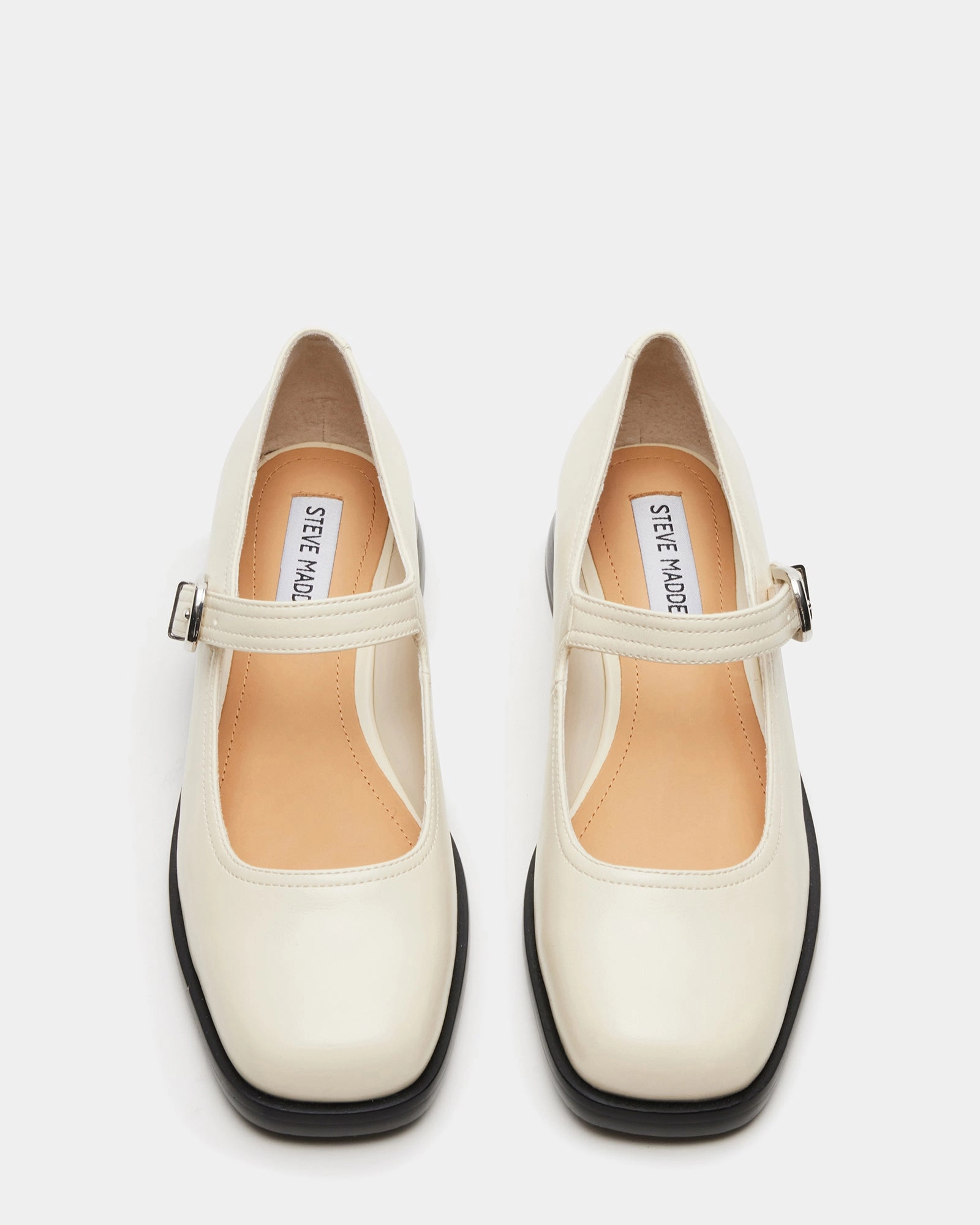DELANCY BONE LEATHER Slip On Dress Loafers