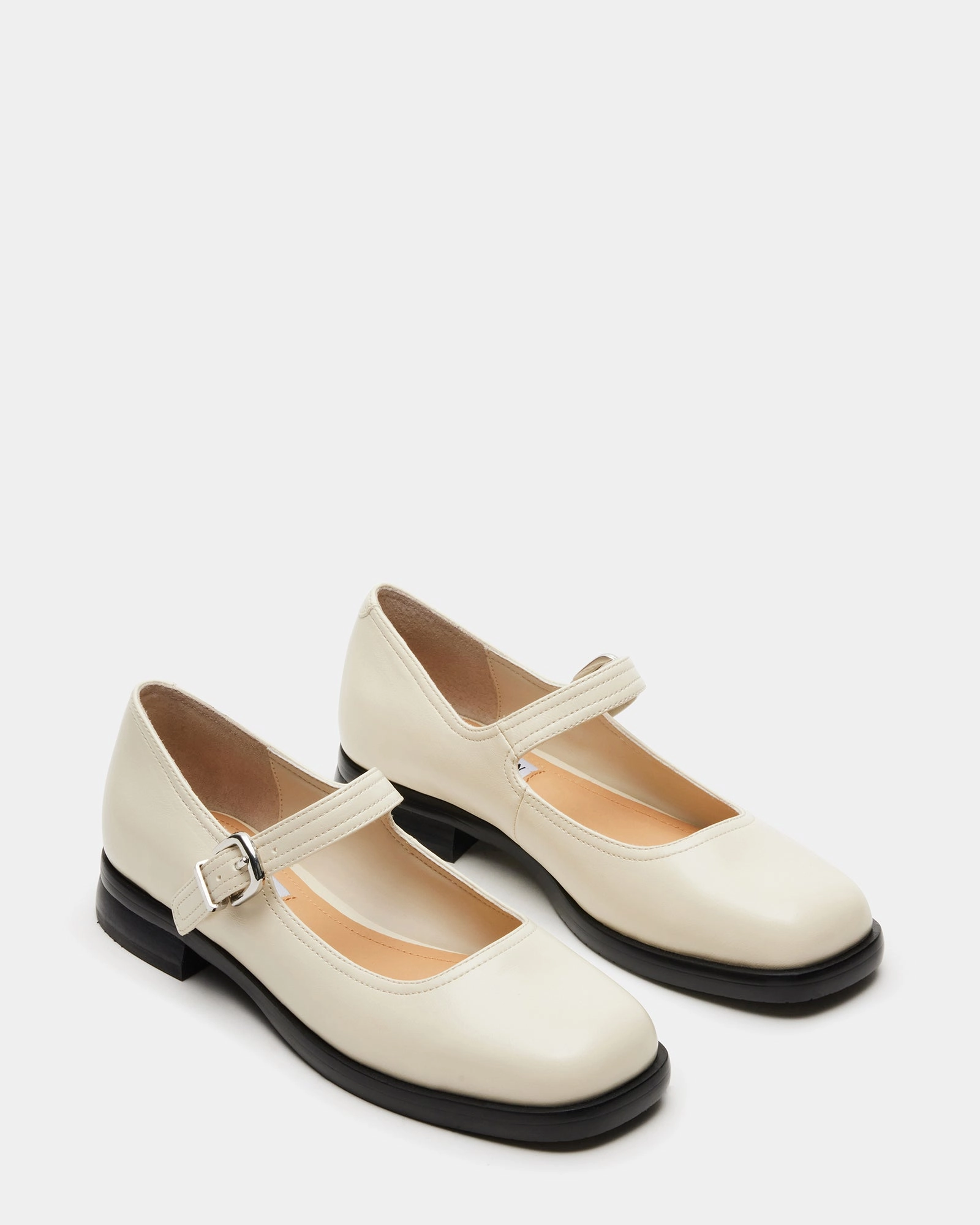 DELANCY BONE LEATHER Retro Loafers