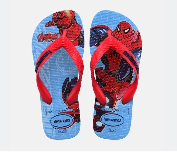 HAVAIANAS KIDS TOP MARVEL II - BLUE WATER Everly Slides