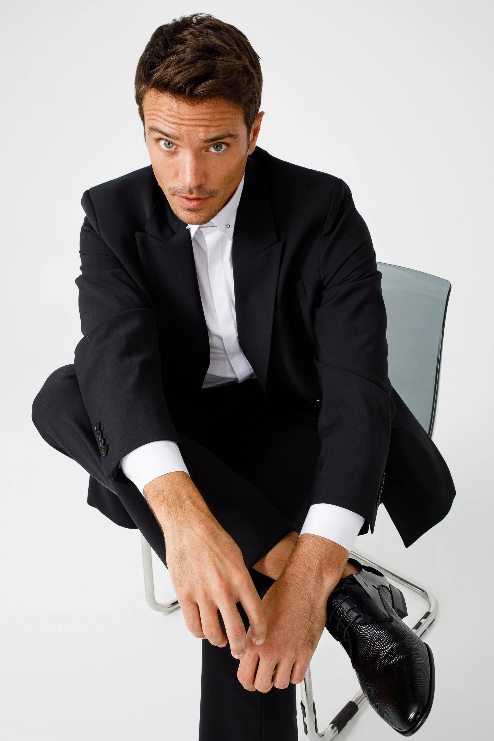 The San Severo Black Patent Leather Derby Men Shoe Different Styles Of Dress Shoes