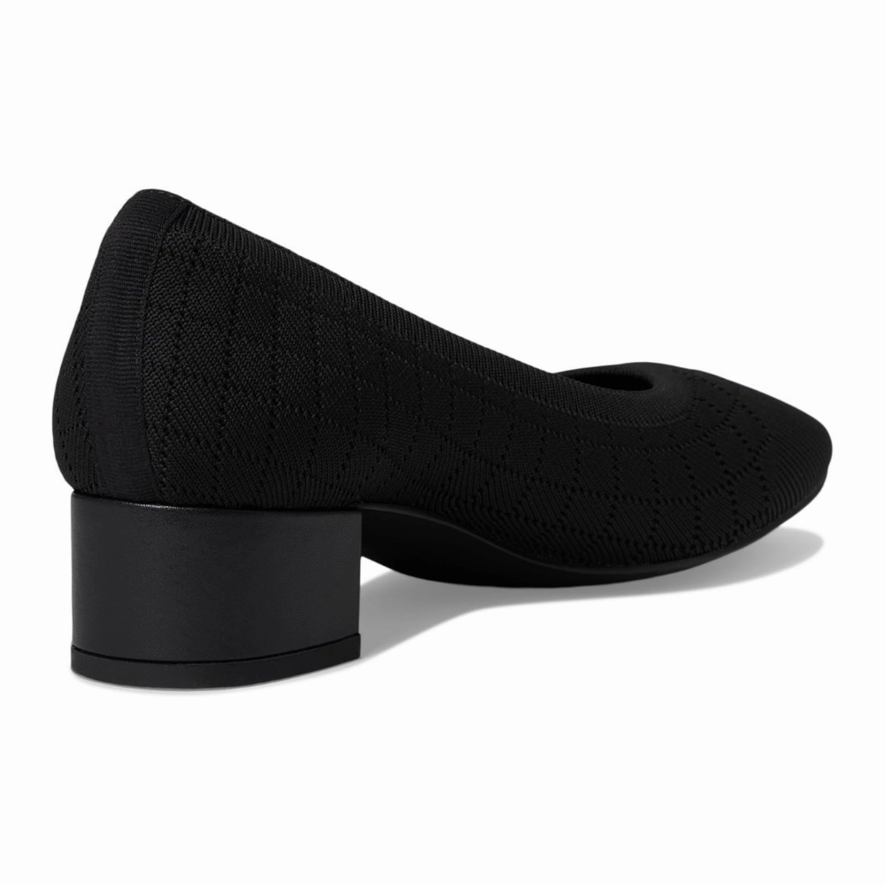 David Tate Carla Black Stretch Pump (Women's)