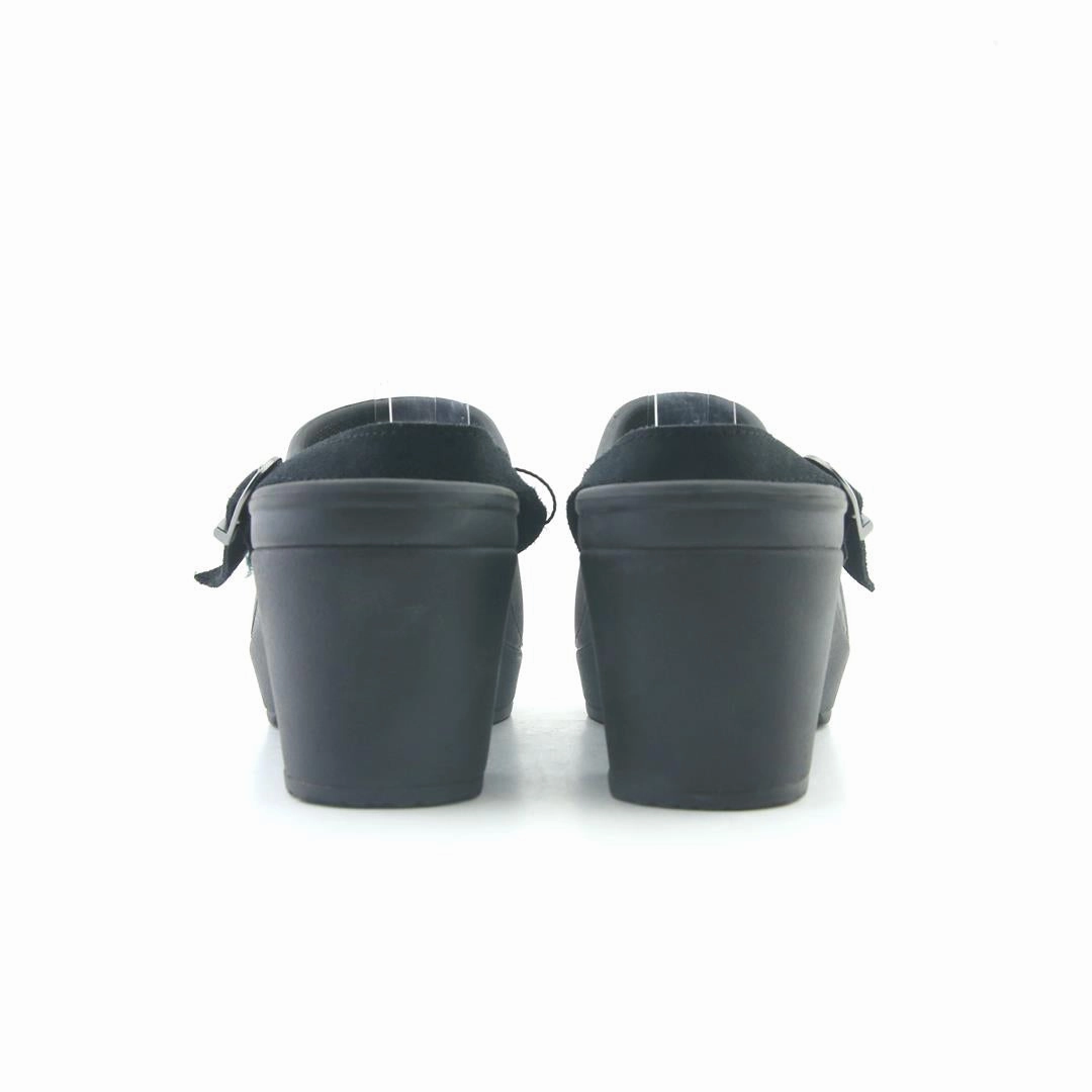 CROCS SARAH SUEDE Knee High Boots With Heel