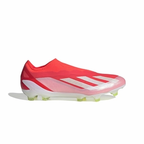 adidas - Unisex X Crazyfast Elite Laceless Firm Ground Cleats (IG0611) Soccer Cleats Wide Flat Feet