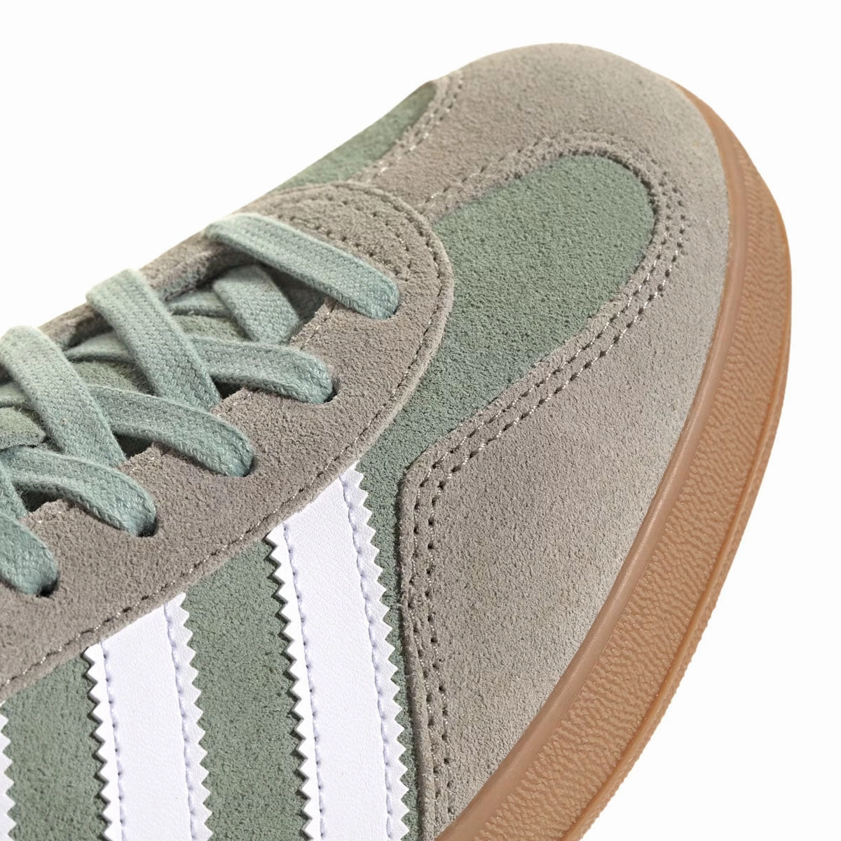 Gazelle Indoor 'Silver Pebble Silver Green' Adidas Shoes Japanese