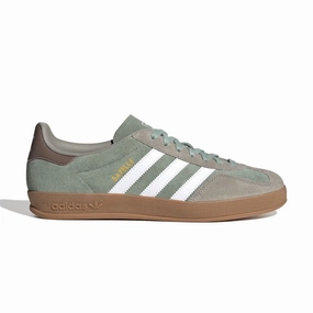 Adidas Mountain Bike Shoes Gazelle Indoor 'Silver Pebble Silver Green'