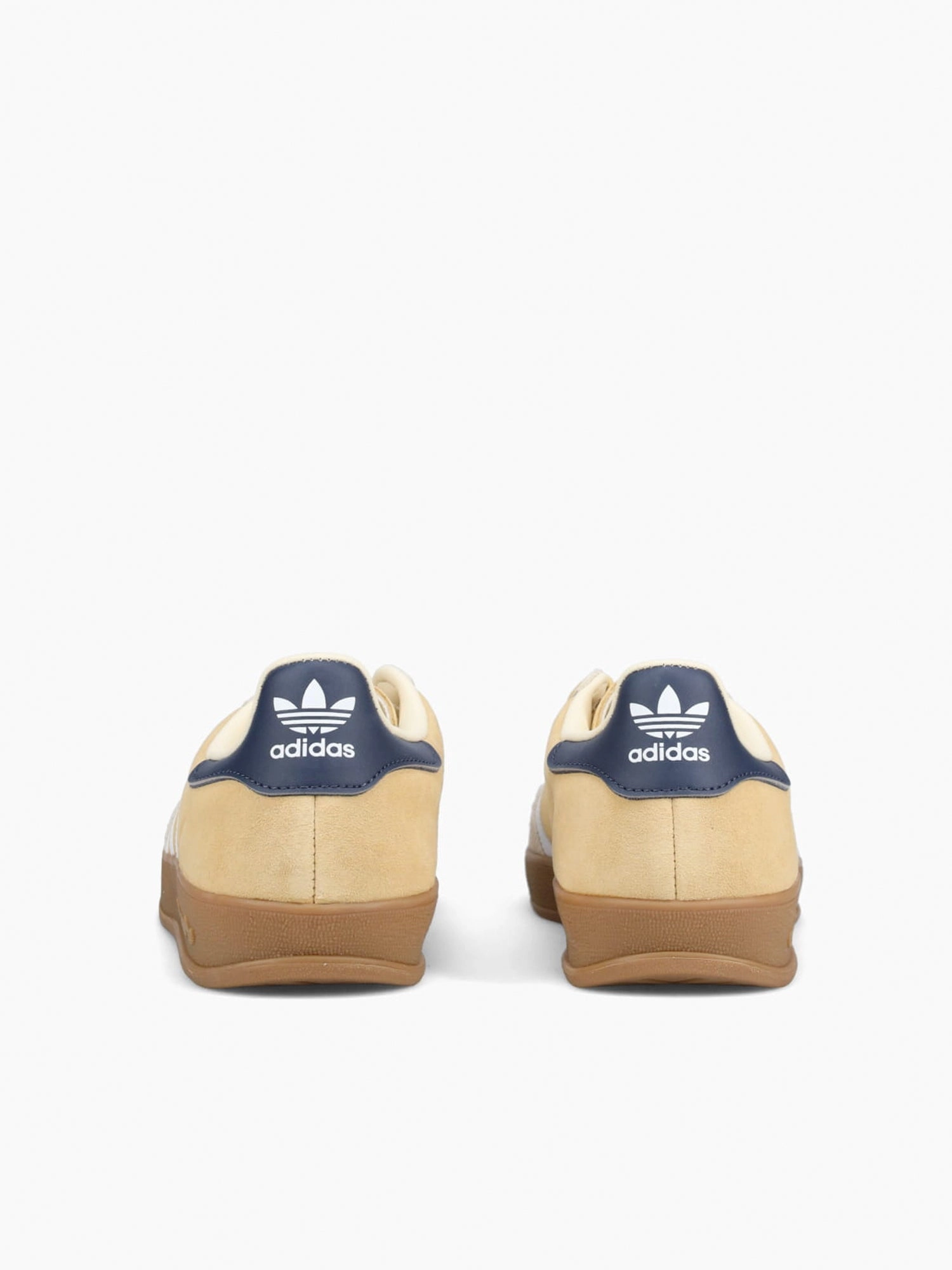 Gazelle Indoor Beige Navy suede Calf Pain After Wearing Flat Shoes