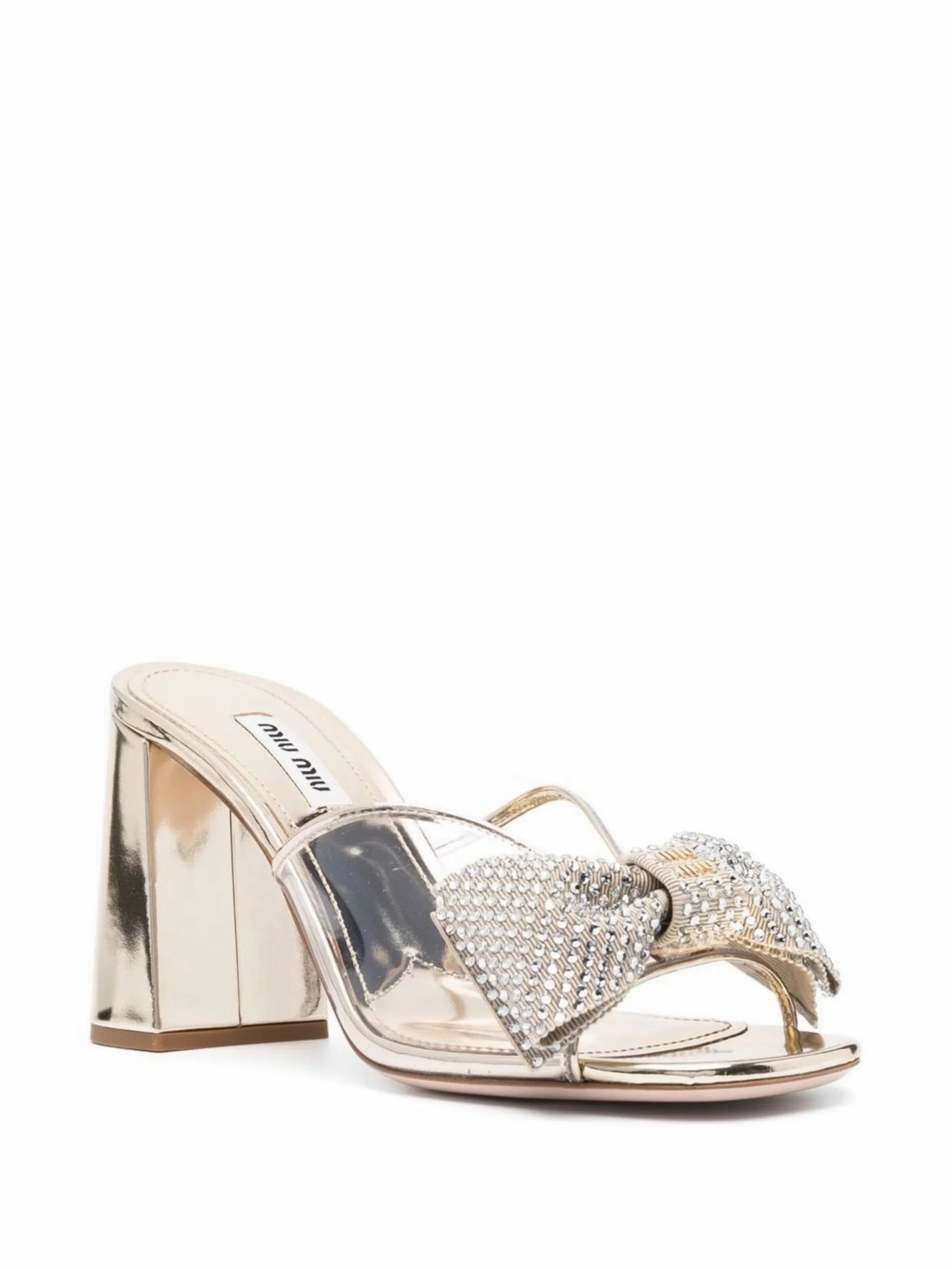 crystal-embellished metallic 85mm sandals Sandals Royal Bahamian Bahamas
