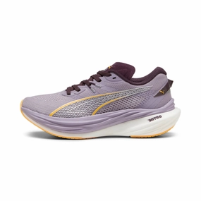 Puma Latest Casual Shoes Women's - Puma Deviate Nitro 3 - Pale Plum/Midnight Plum/Sun Stream