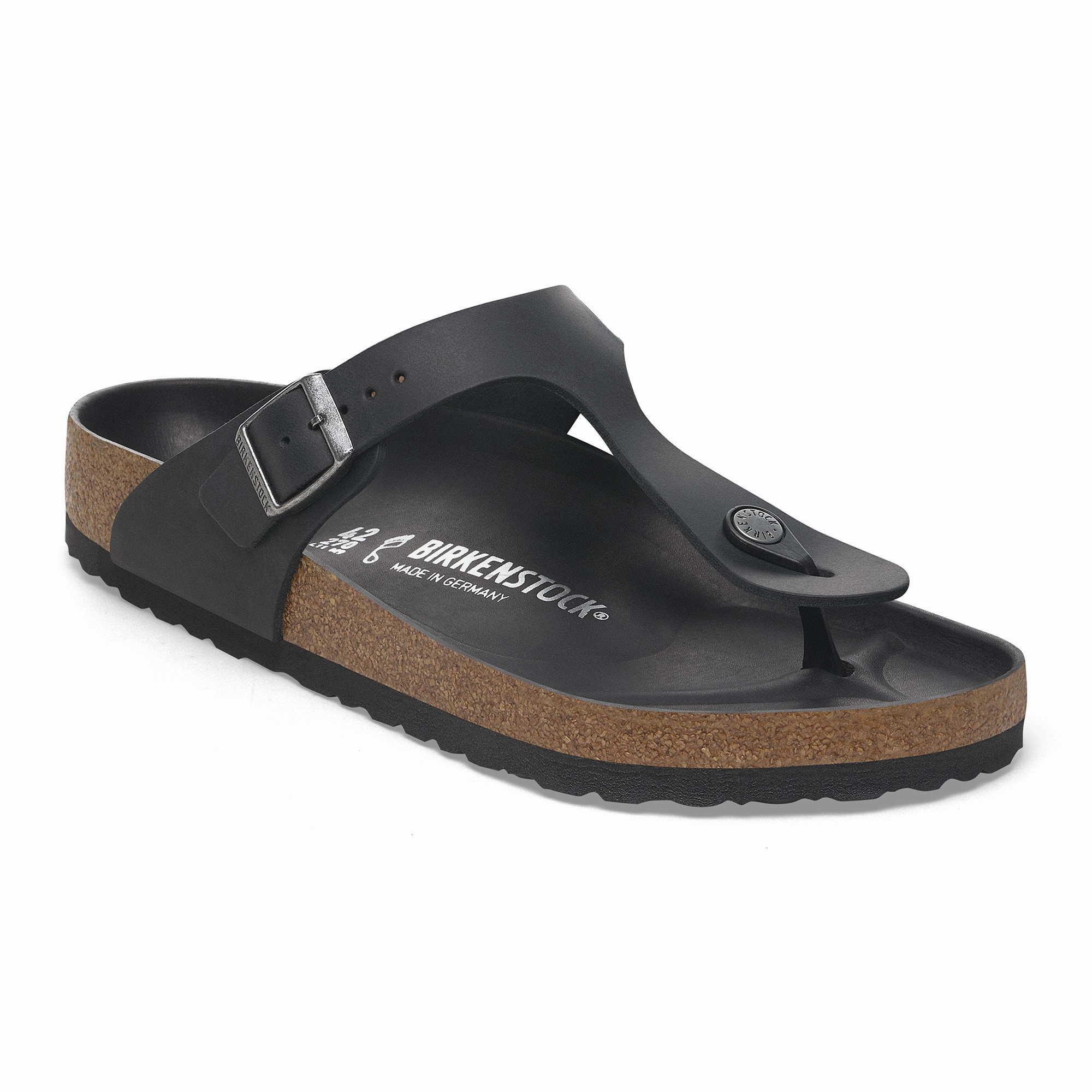 Sandals Birkenstock Sale Gizeh BS Natural Leather Oiled