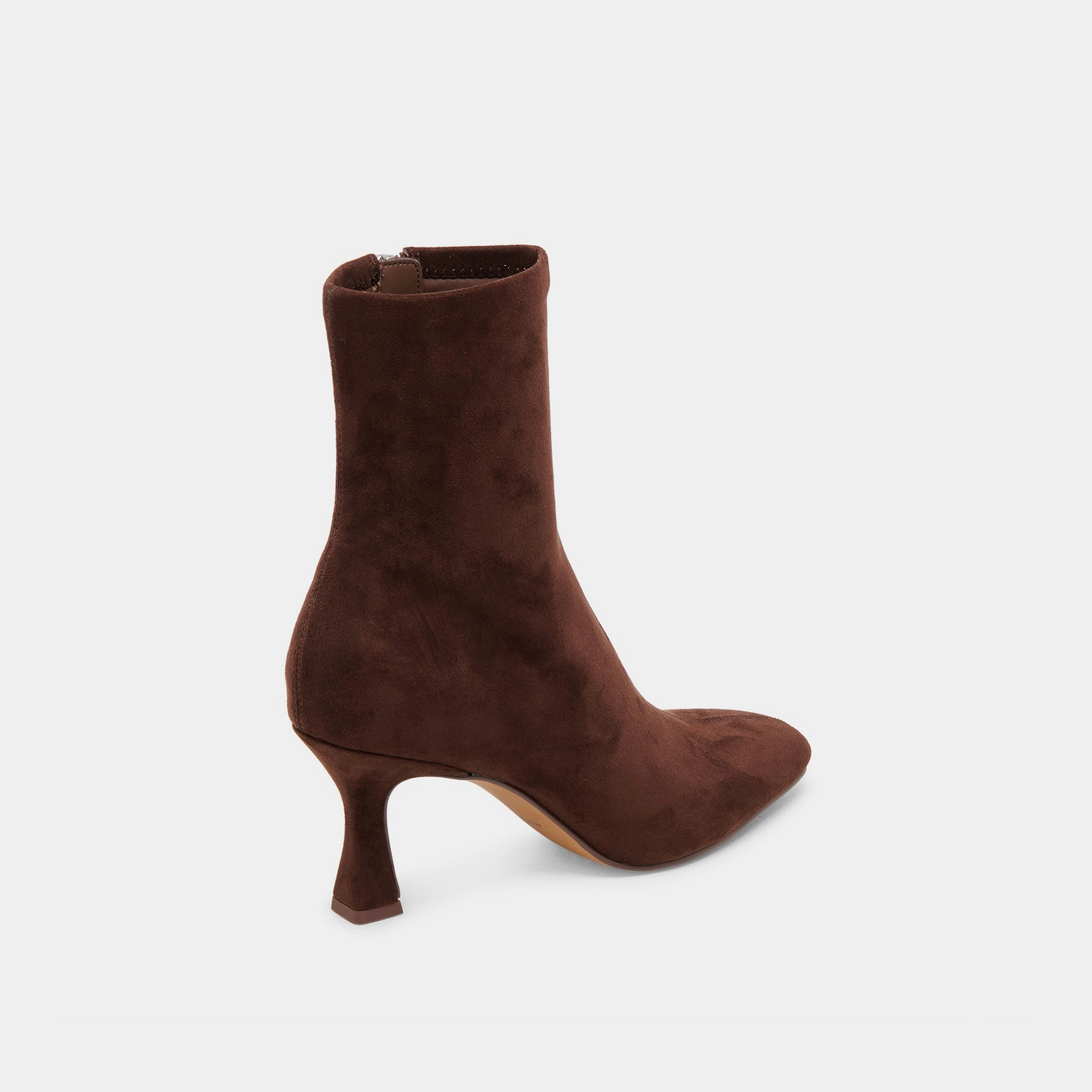 GLAMOR BOOTS DK BROWN STELLA SUEDE Tall Platform Boots