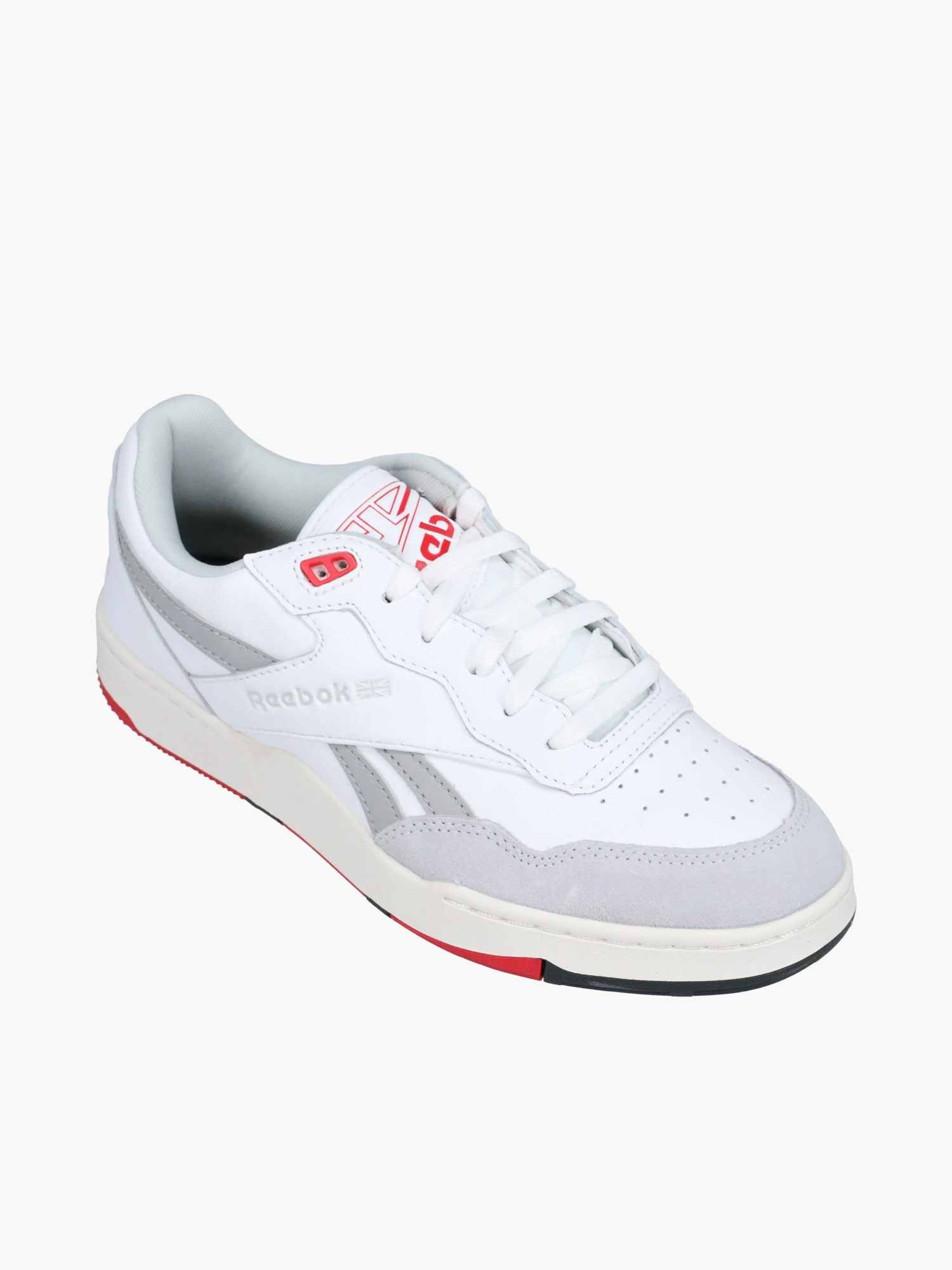Best Flat Soled Running Shoes Bb4000 Ii White Grey Red