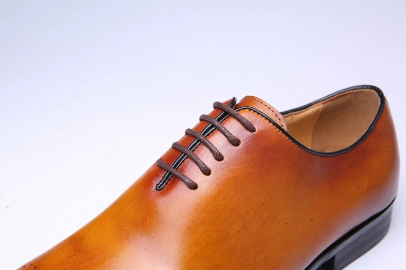 Dress Shoes For Walking All Day West Louis Whole Cut Plain Oxford Dress Shoes