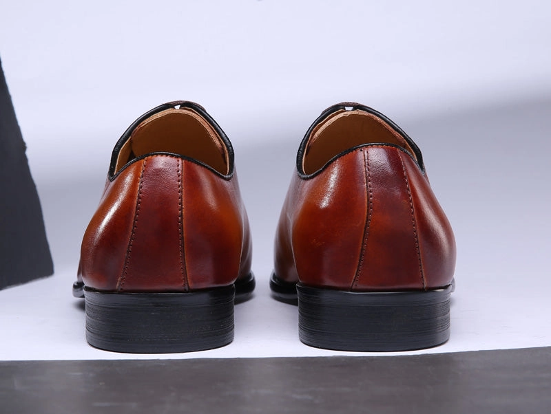 Dress Shoes For Morton's Neuroma West Louis Whole Cut Plain Oxford Dress Shoes