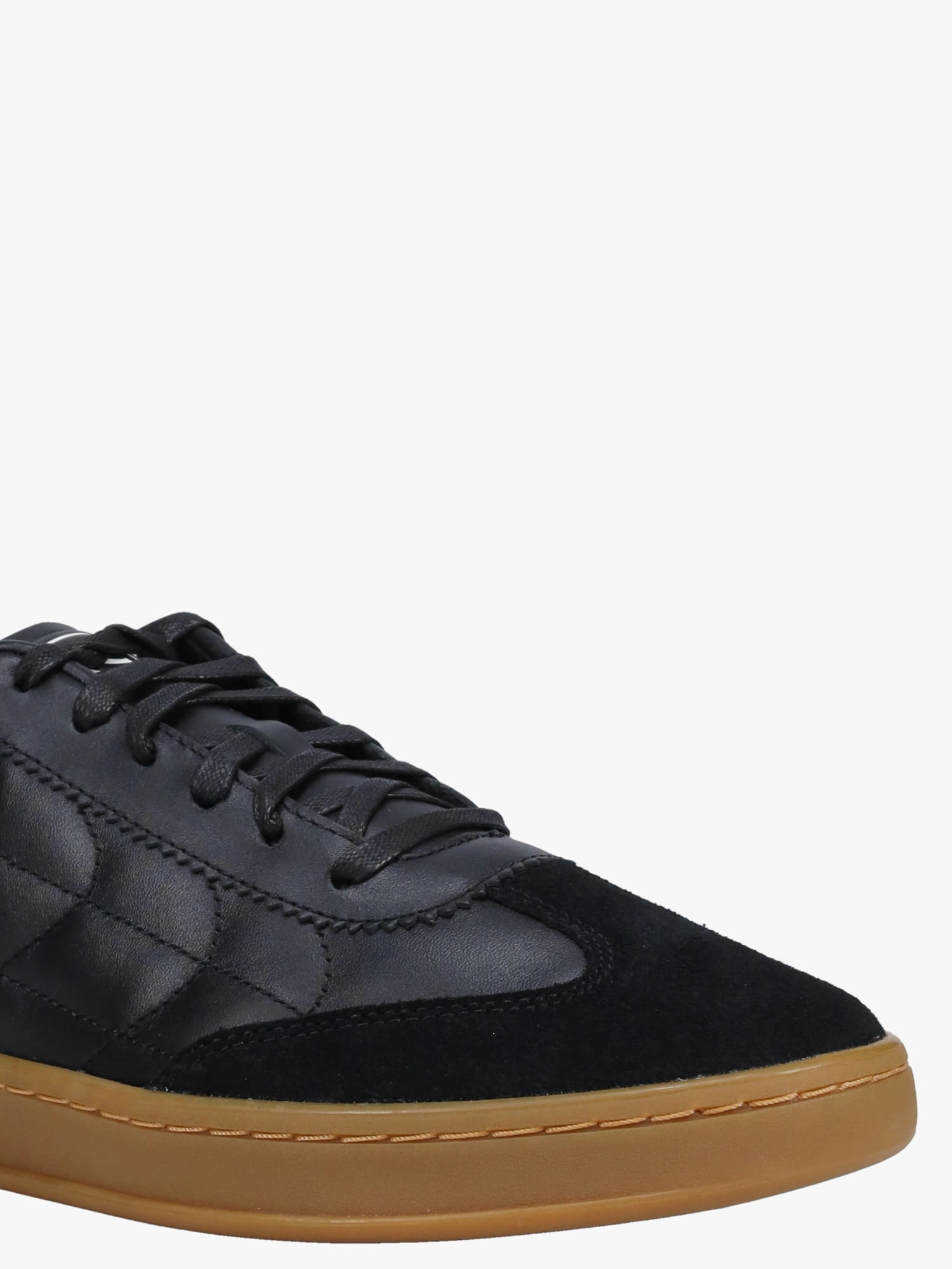 Grandpro Breakaway Black Gum leather Flat Training Shoes