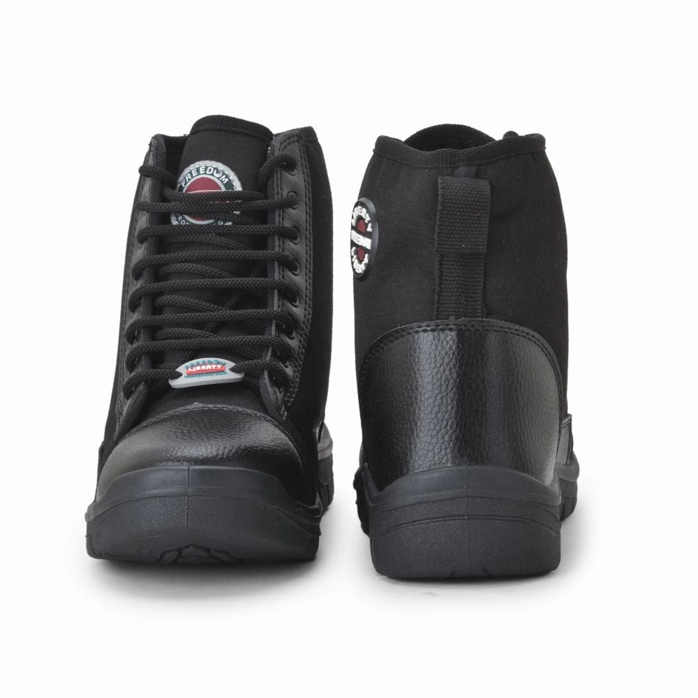 Freedom Sports (Black) Defence Jungle Boot FOREST-22 By Liberty Elegant Boots For Winter Anti Slip