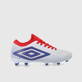 Slip-on Work Boots Umbro Mens Australis Football Boots White