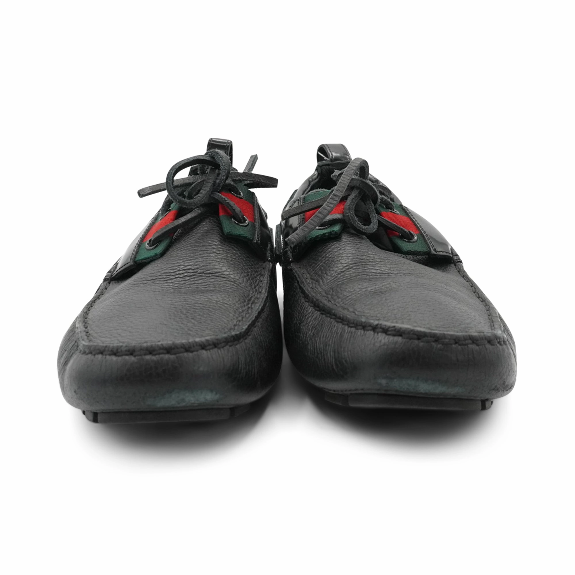 Animal Print Loafers Gucci 'Web' Loafers - Men's 8.5